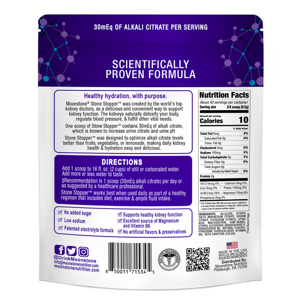 Lemonade Stone Stopper 30 Day Supply (30 Servings)