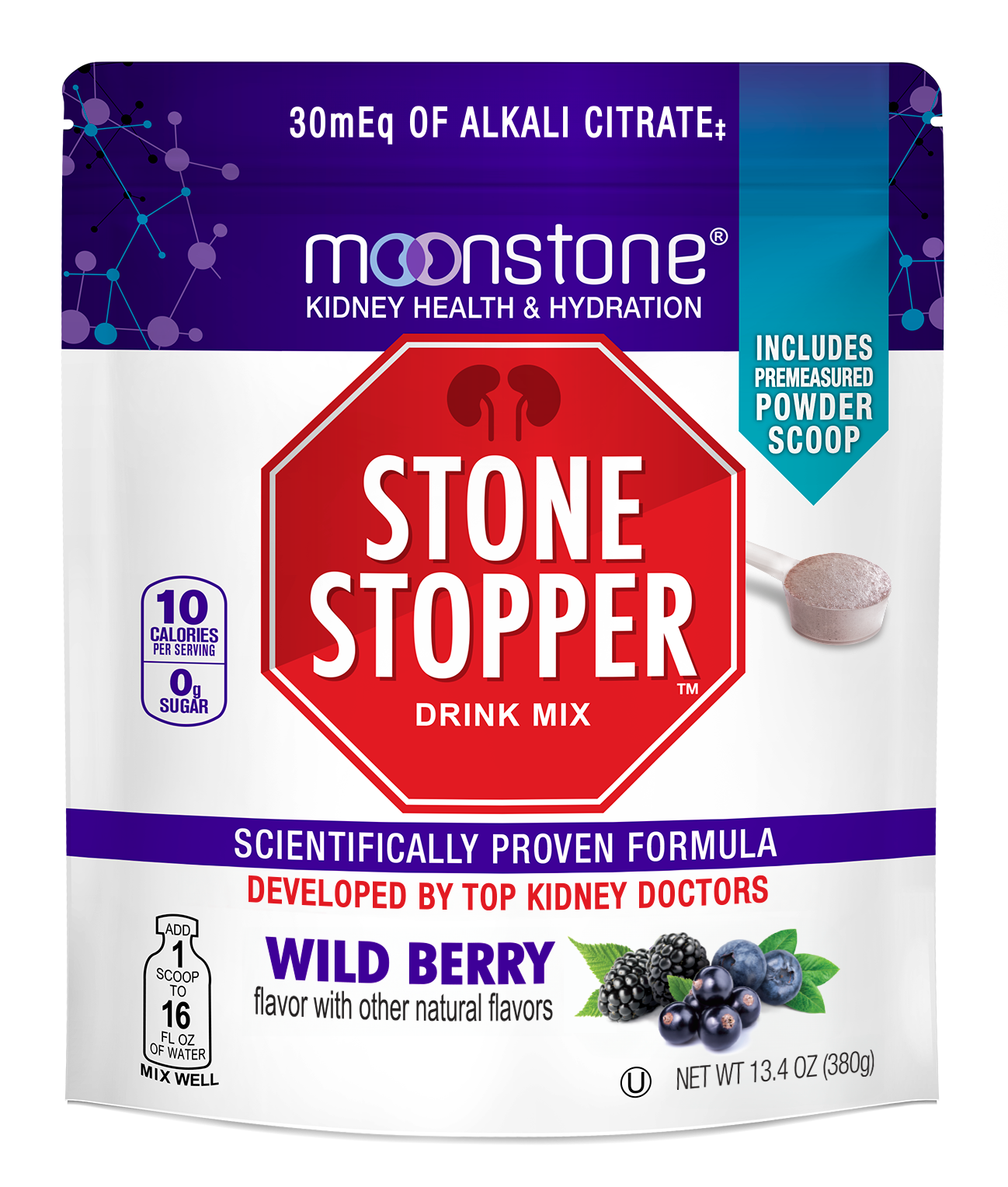 Wild Berry Stone Stopper 30 Day Supply (30 Servings)