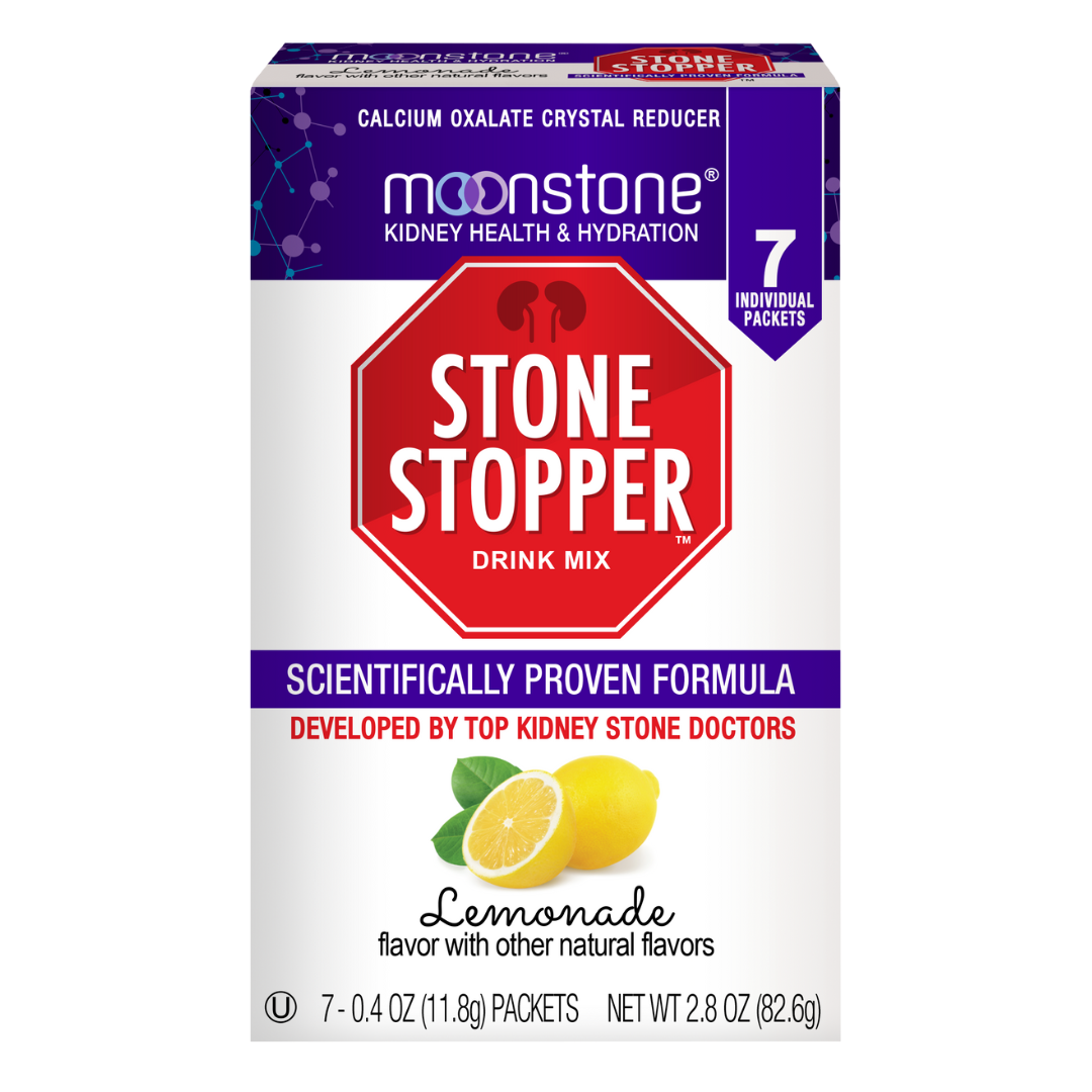 Moonstone Nutrition Lemonade flavored Soft drinks for kidney stones