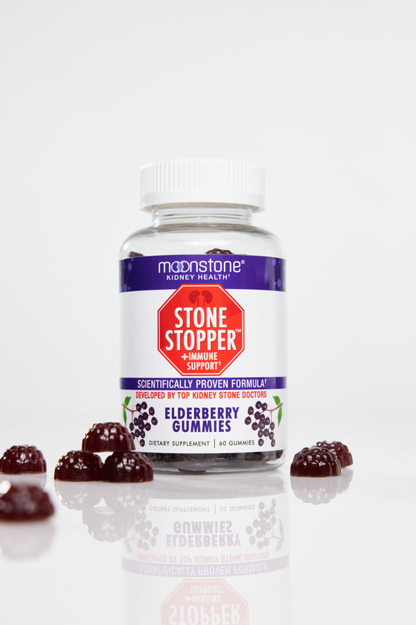 Moonstone Stone Stopper Elderberry Gummies